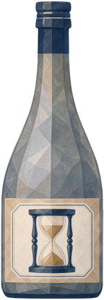 Koshu sake bottle illustration
