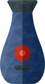 Tokubetsu Honjozo sake bottle illustration
