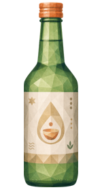 Bottle of soju